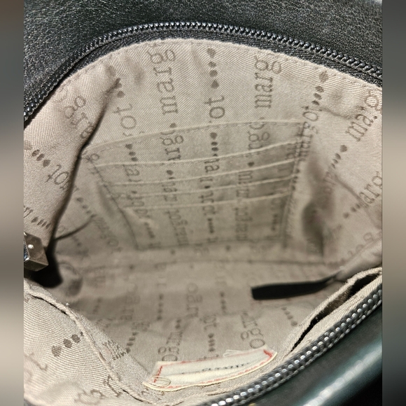 Margot Kari Anthropoloigie Black Leather Crossbody Bag - Picture 4 of 7